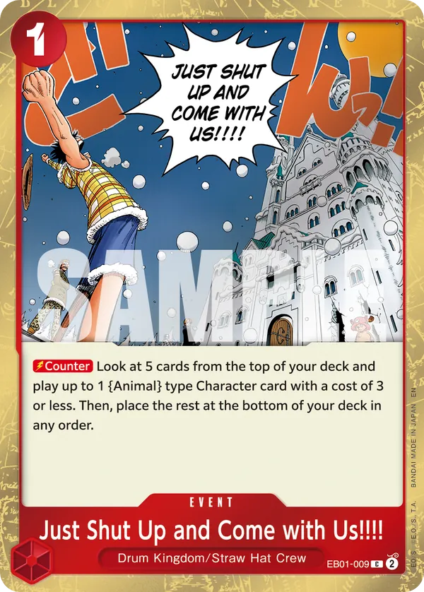 Just Shut Up and Come with Us!!!! (Pirate Foil) Parallel 1