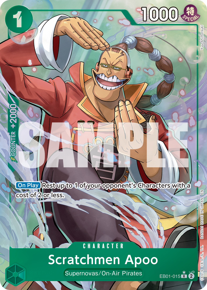 Scratchmen Apoo - EB01-015 (Alternate Art) Parallel 5