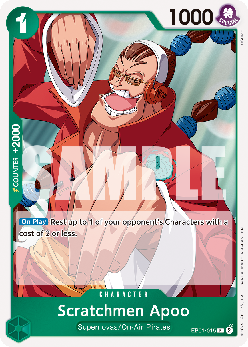 Scratchmen Apoo - EB01-015 (Alternate Art) Reprint 1
