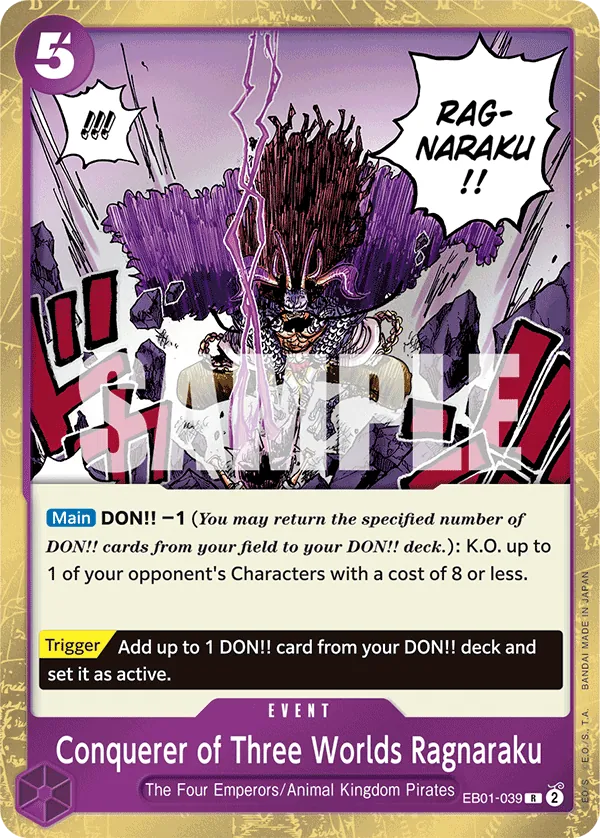 Conquerer of Three Worlds Ragnaraku EB01-039