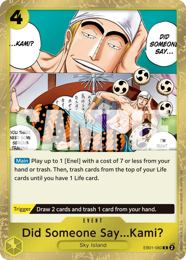 Did Someone Say...Kami? (Pirate Foil) Parallel 1