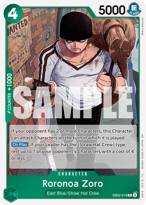 Roronoa Zoro EB02-019