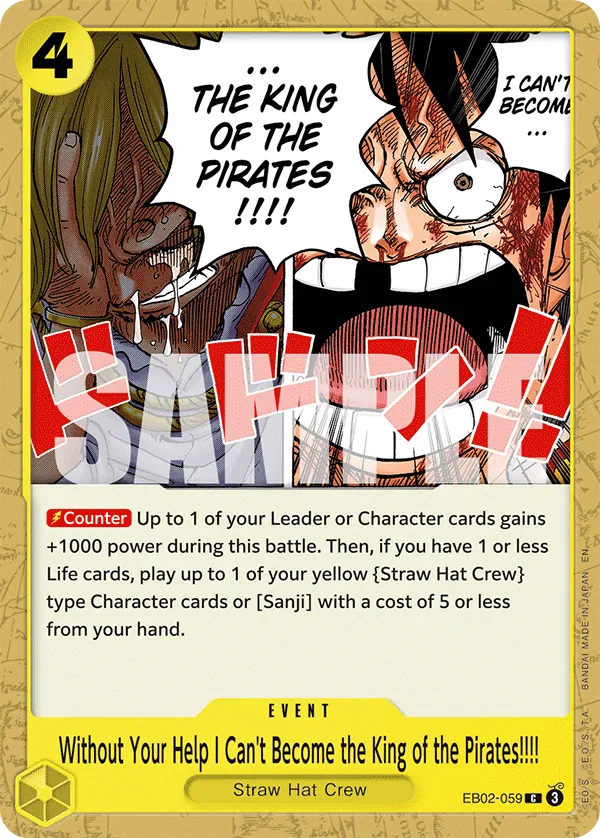 Without Your Help I Can't Become the King of the Pirates!!!! EB02-059