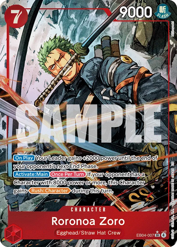 Roronoa Zoro (EB04-007) Parallel 1