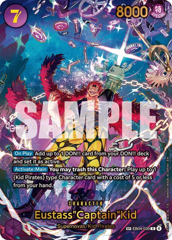 Eustass"Captain"Kid - EB04-039 Parallel 1