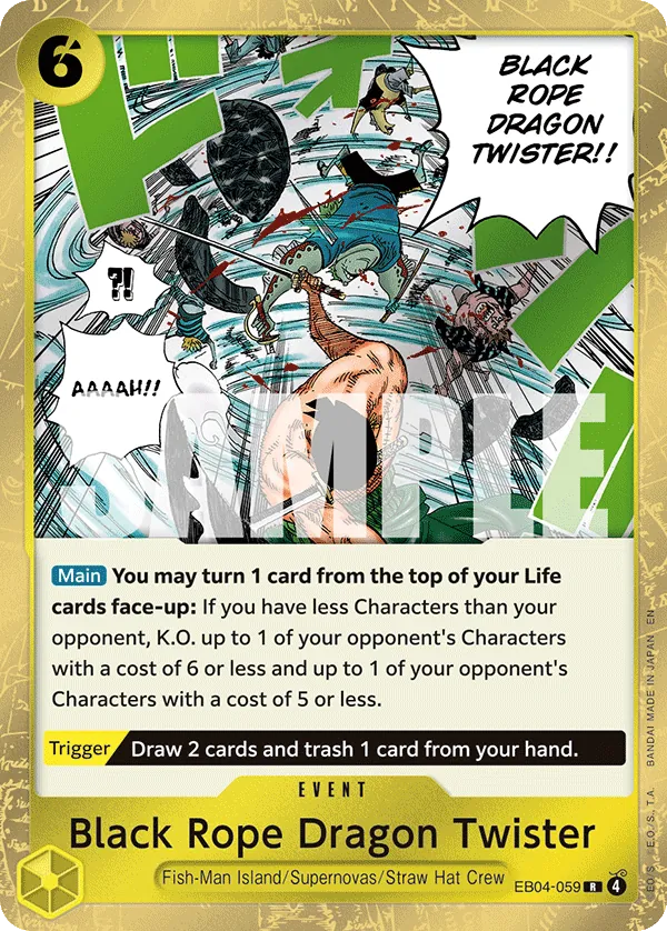 Black Rope Dragon Twiste EB04-059