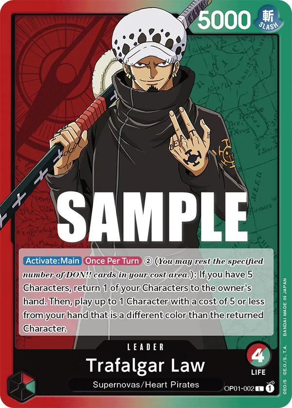 Trafalgar Law (002) OP01-002