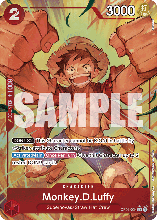 Monkey.D.Luffy (OP01-024) (Alternate Art) Parallel 3