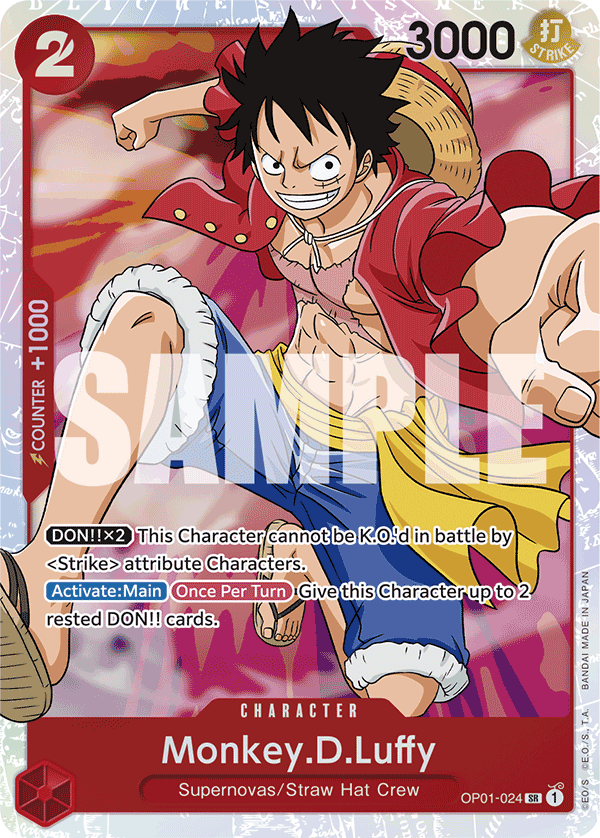 Monkey.D.Luffy (OP01-024) (Alternate Art) Reprint 1