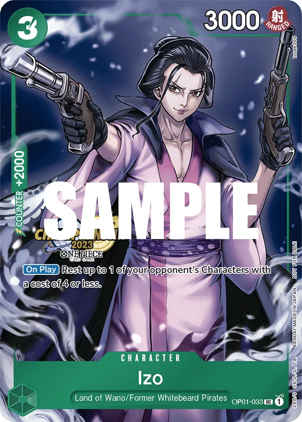 Izo (OP01-033) (Jolly Roger Foil) Parallel 3