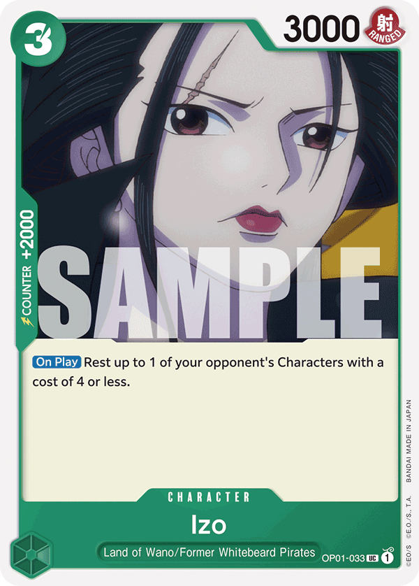 Izo (OP01-033) (Jolly Roger Foil) Reprint 1