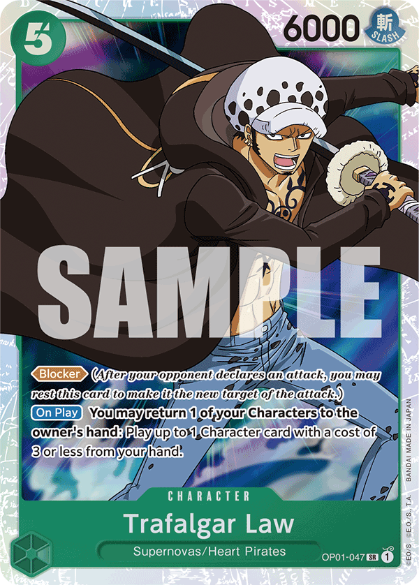 Trafalgar Law (OP01-047) (Alternate Art) Reprint 1