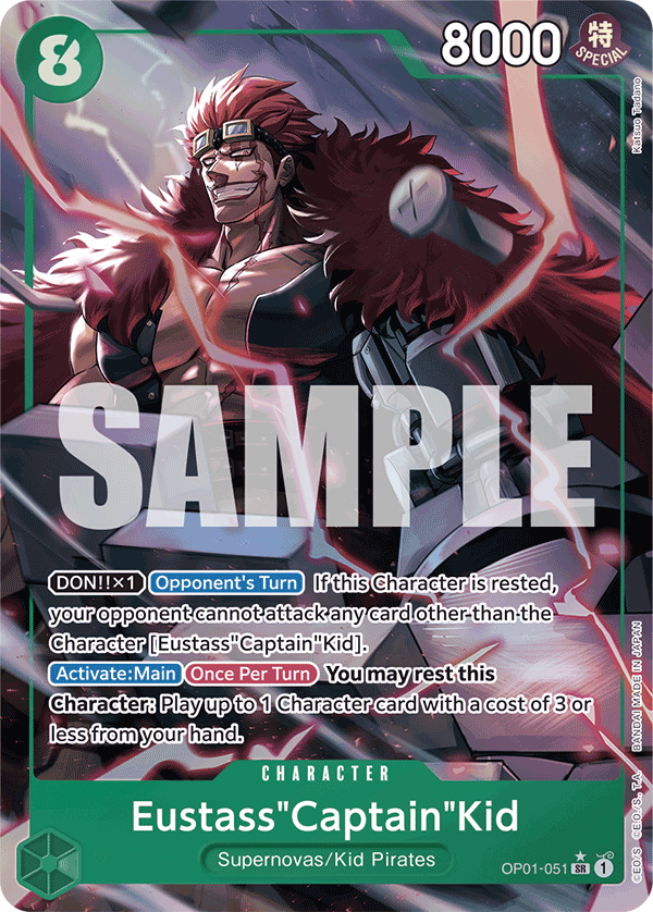Eustass"Captain"Kid (OP01-051) (Alternate Art) Parallel 4