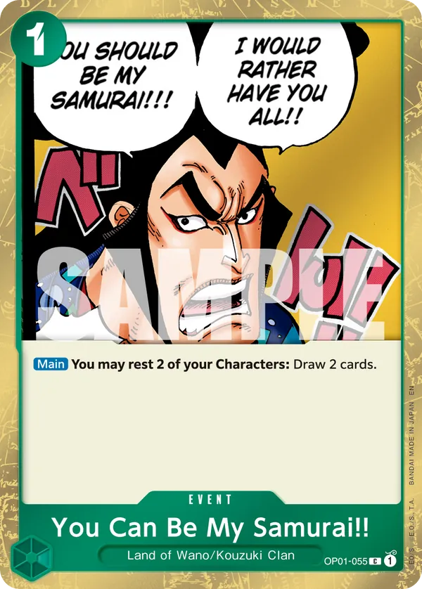 You Can Be My Samurai!! (Pirate Foil) Parallel 1