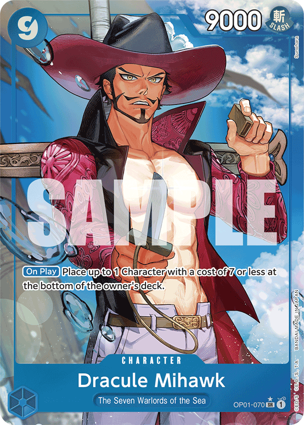 Dracule Mihawk (OP01-070) (Reprint) Parallel 4