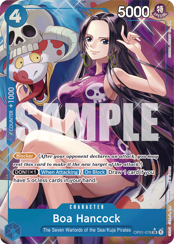 Boa Hancock (OP01-078) (Reprint) Parallel 4
