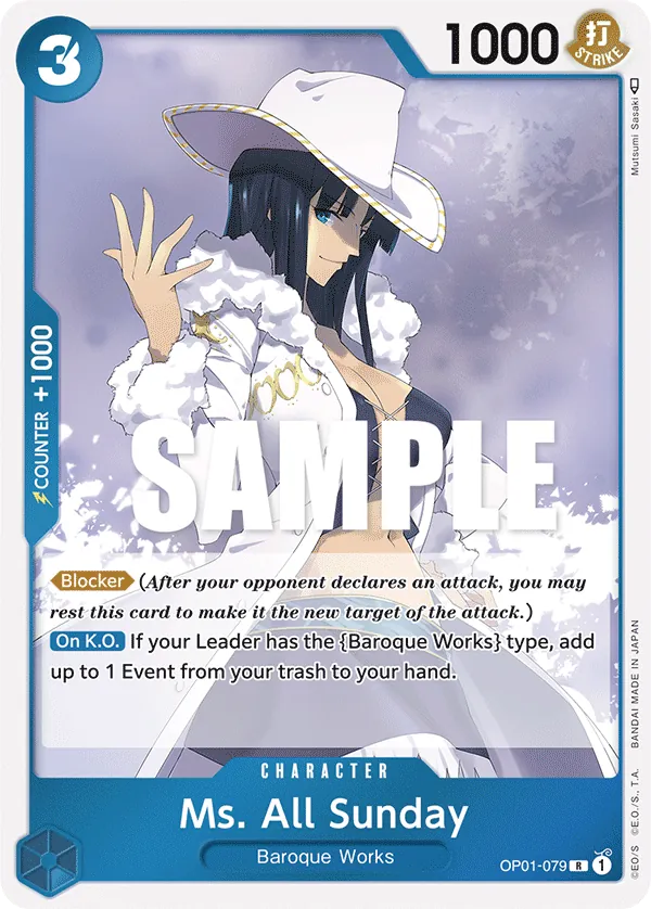 Ms. All Sunday OP01-079