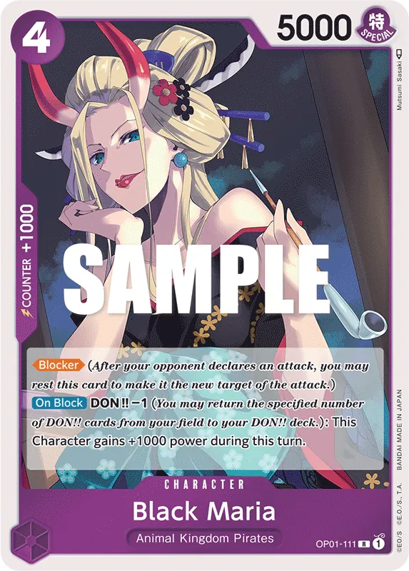 Black Maria OP01-111