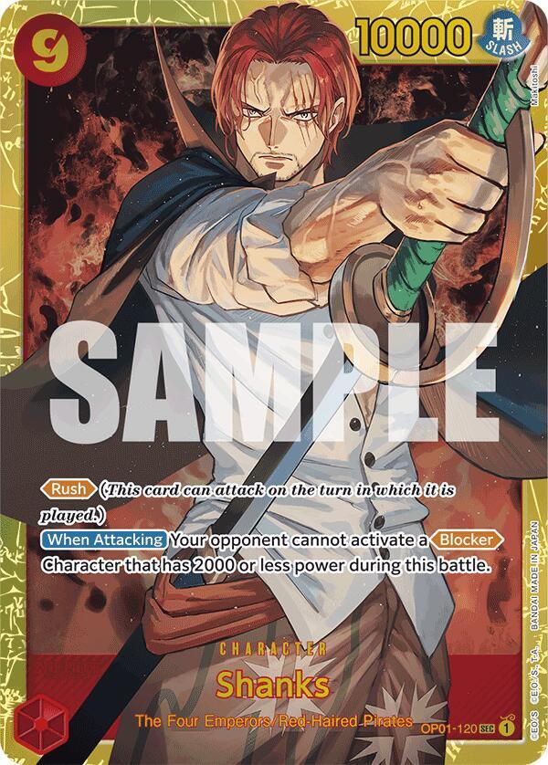 Shanks (OP01-120) (Reprint) Parallel 7