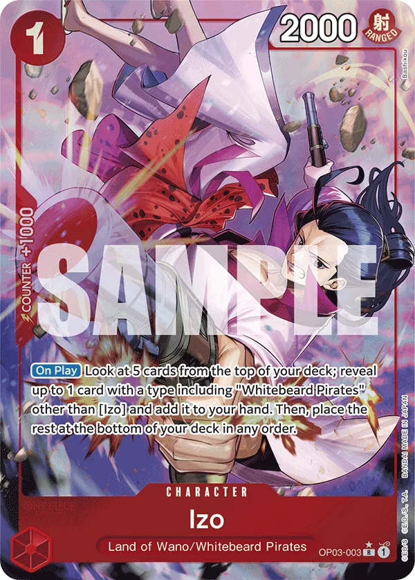 Izo (OP03-003) (Jolly Roger Foil) Parallel 4