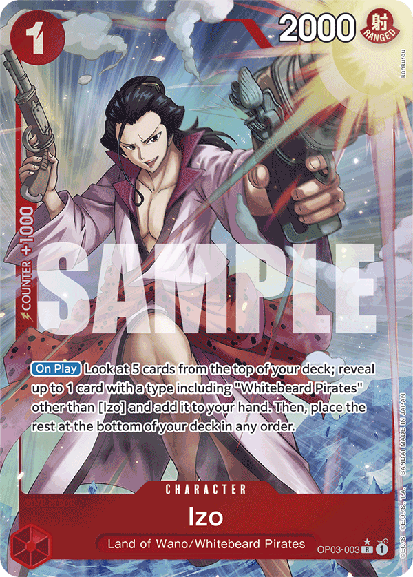 Izo (OP03-003) (Jolly Roger Foil) Parallel 5