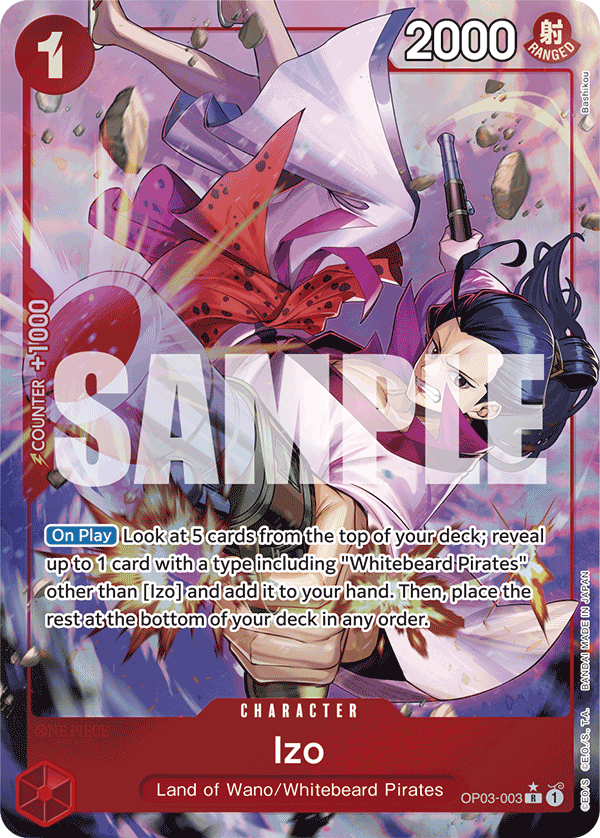 Izo (OP03-003) (Jolly Roger Foil) Parallel 6