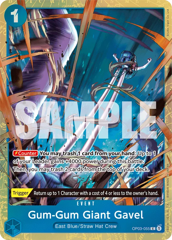 Gum-Gum Giant Gavel (Jolly Roger Foil) Parallel 3