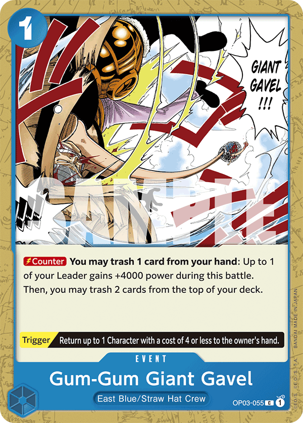 Gum-Gum Giant Gavel (Jolly Roger Foil) Reprint 1