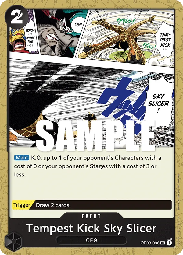 Tempest Kick Sky Slicer OP03-096