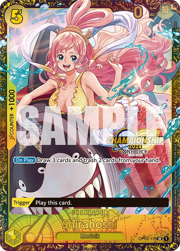 Shirahoshi (OP03-116) (Jolly Roger Foil) Parallel 5