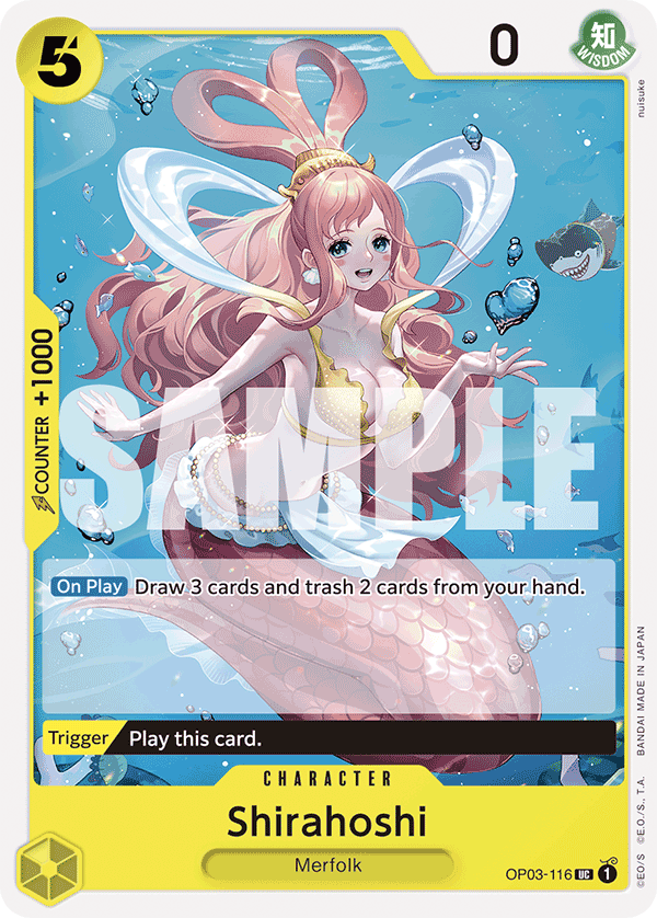 Shirahoshi (OP03-116) (Jolly Roger Foil) Reprint 1