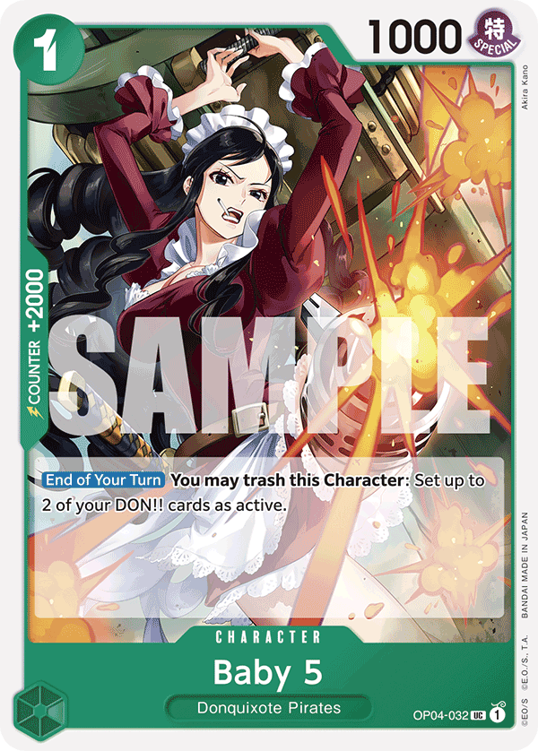 Baby 5 (OP04-032) (Jolly Roger Foil) Reprint 1
