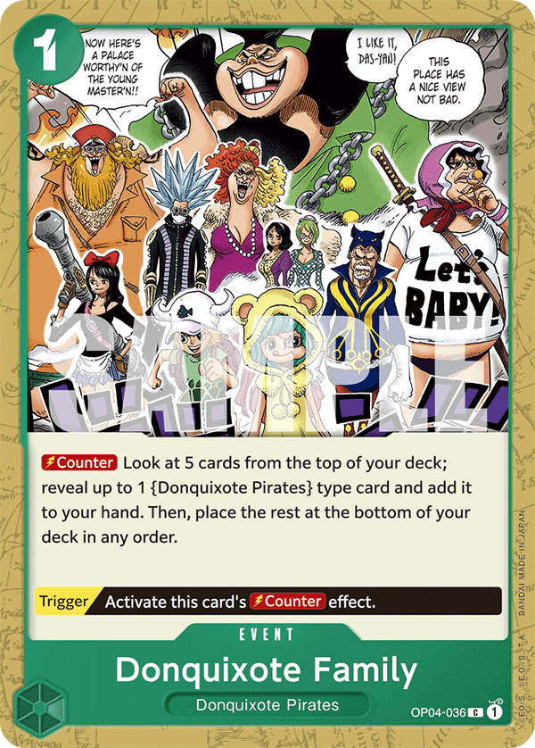 Donquixote Family (Jolly Roger Foil) Reprint 1
