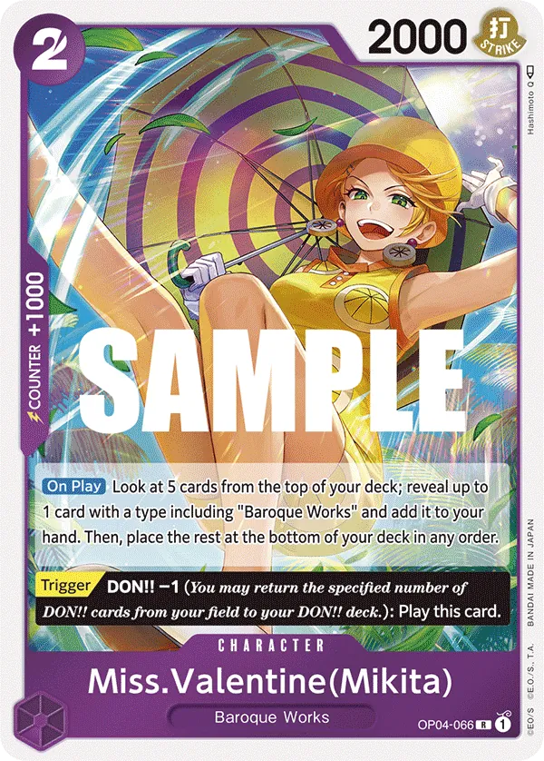 Miss.Valentine(Mikita) OP04-066