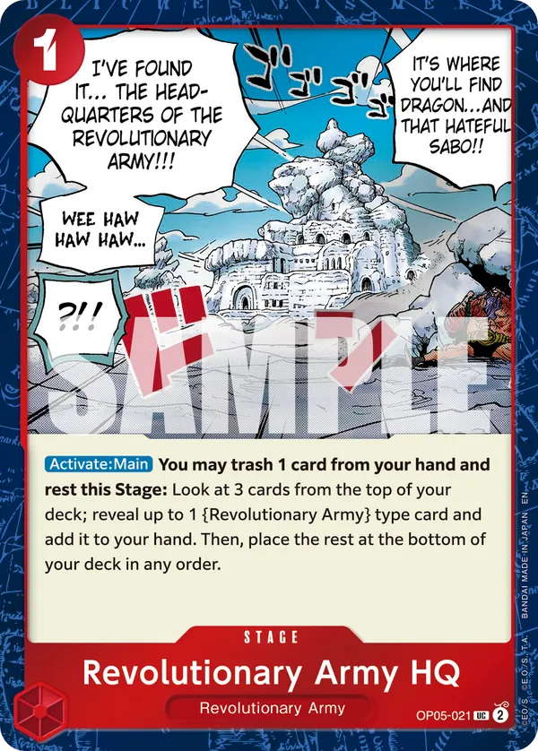Revolutionary Army HQ (Pirate Foil) Parallel 1