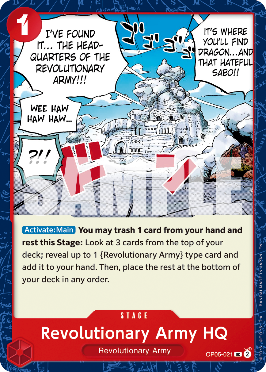 Revolutionary Army HQ (Pirate Foil) Reprint 1