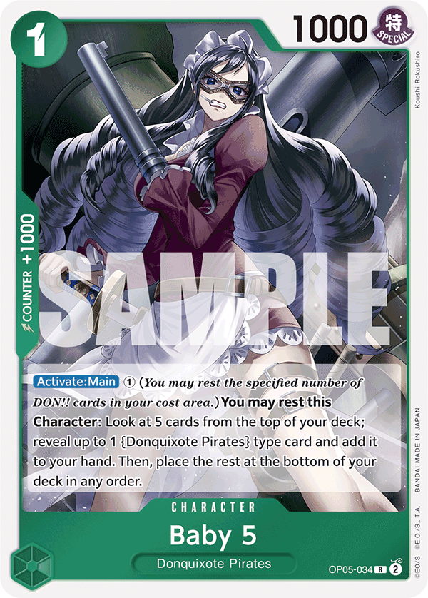 Baby 5 (OP05-034) (Alternate Art) Reprint 1