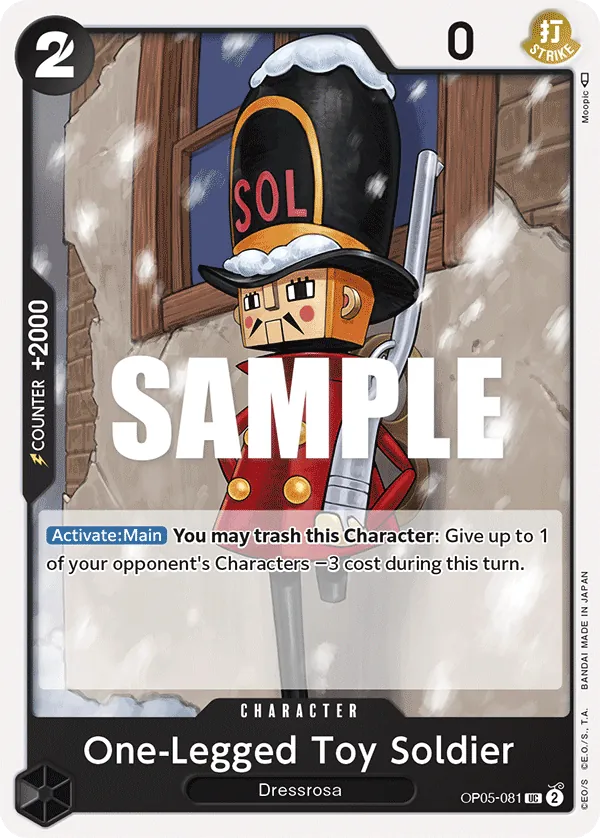 One-Legged Toy Soldier OP05-081