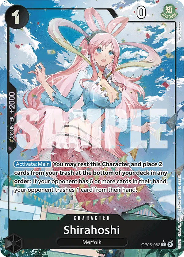 Shirahoshi (OP05-082) (Jolly Roger Foil) Parallel 2