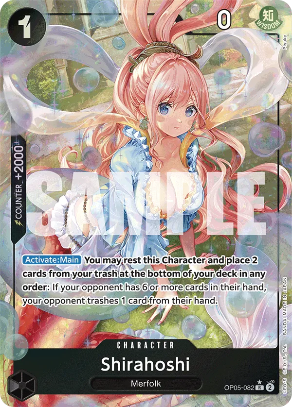 Shirahoshi (OP05-082) (Jolly Roger Foil) Parallel 3
