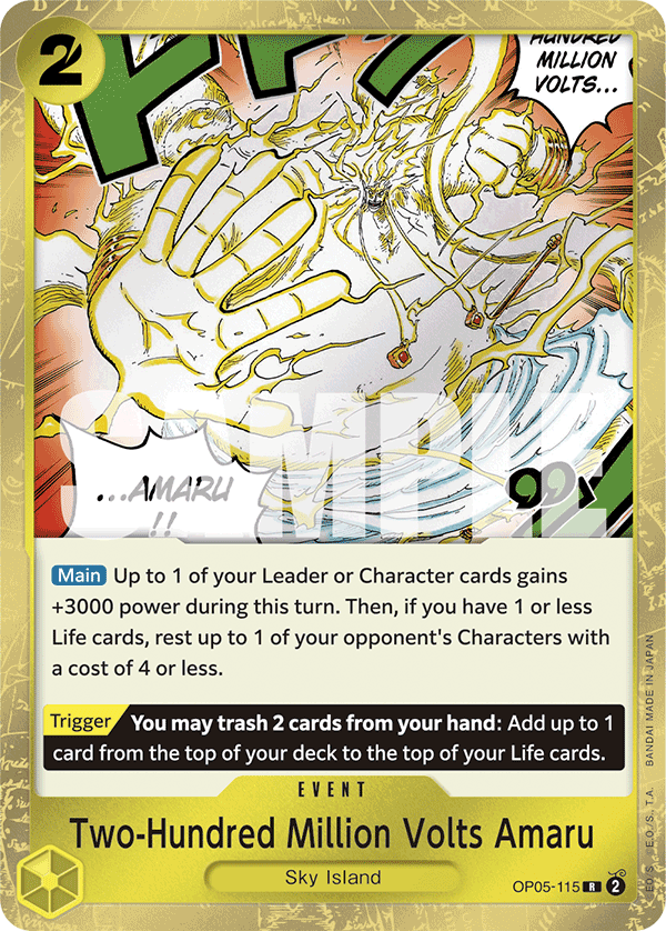 Two-Hundred Million Volts Amaru (Jolly Roger Foil) Reprint 1