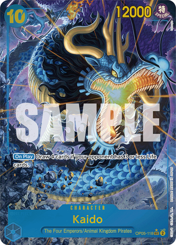 Kaido (OP05-118) (Reprint) Parallel 3