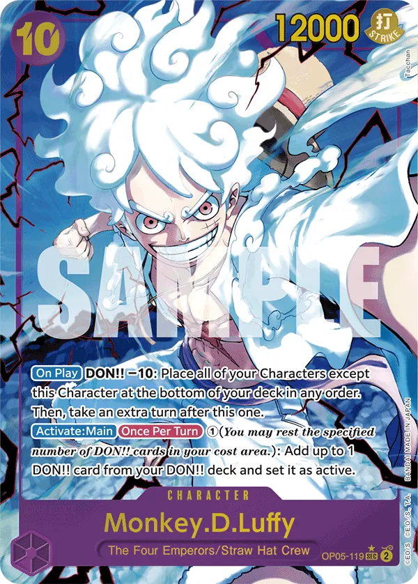 Monkey.D.Luffy (OP05-119) (Reprint) Parallel 4