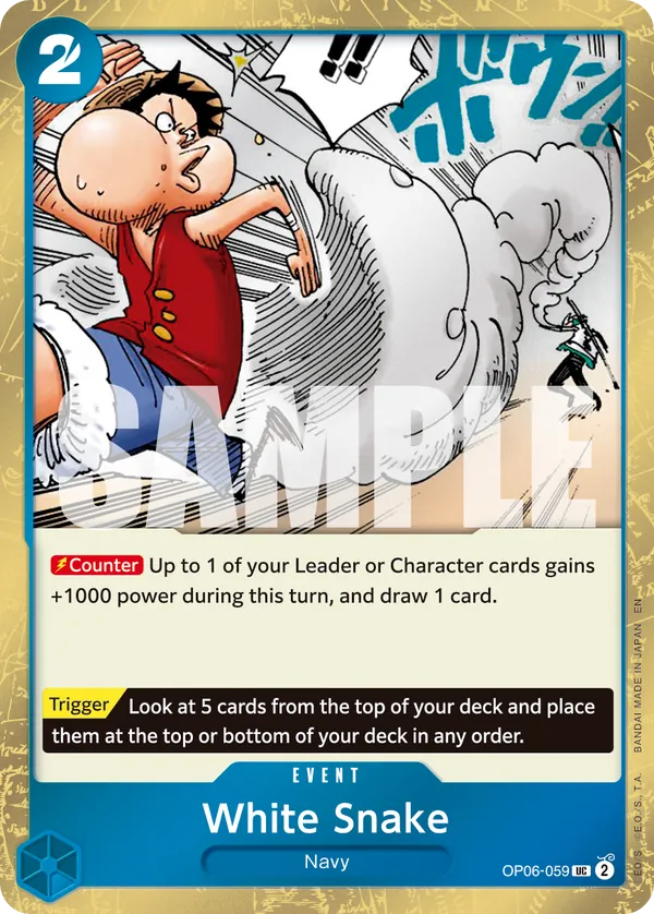 White Snake (Pirate Foil) Parallel 1