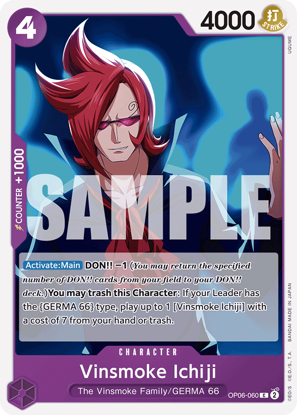 Vinsmoke Ichiji (OP06-060) (Jolly Roger Foil) Reprint 1