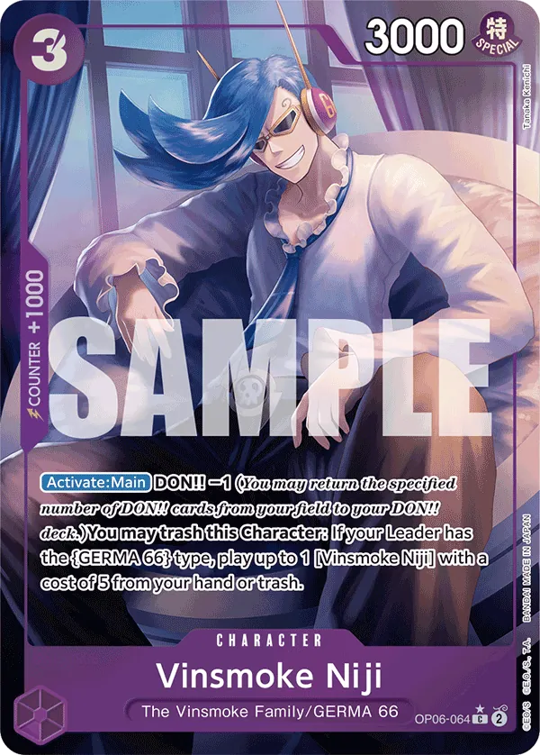 Vinsmoke Niji (OP06-064) (Jolly Roger Foil) Parallel 2