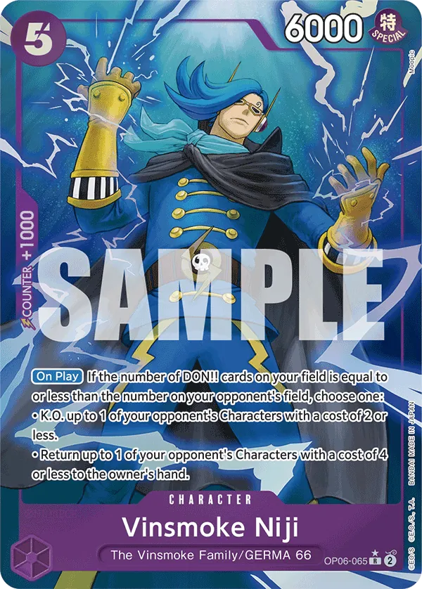 Vinsmoke Niji (OP06-065) (Jolly Roger Foil) Parallel 2