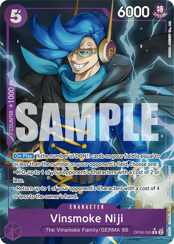 Vinsmoke Niji (OP06-065) (Jolly Roger Foil) Parallel 3