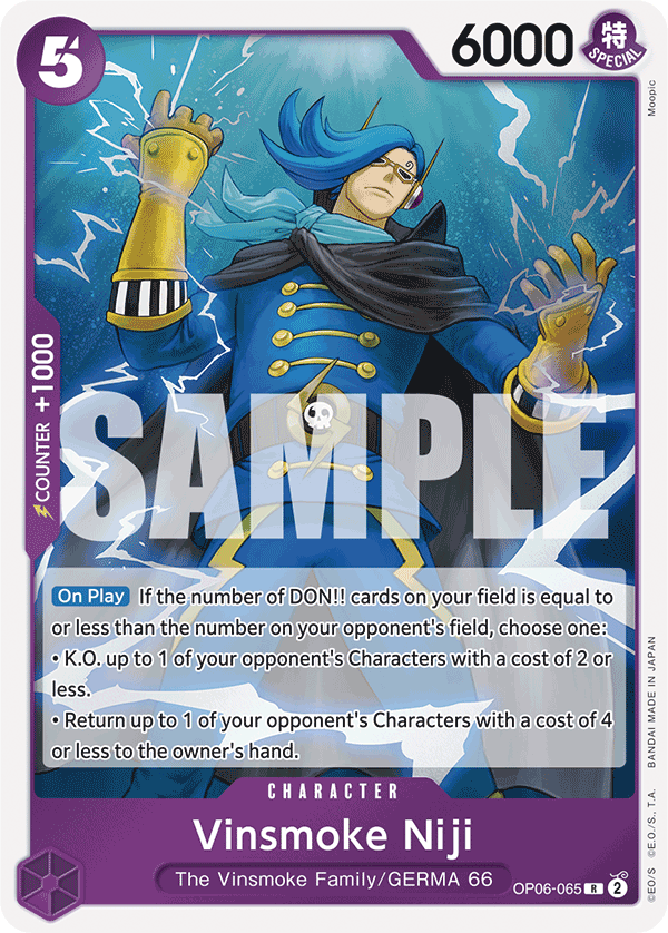 Vinsmoke Niji (OP06-065) (Jolly Roger Foil) Reprint 1