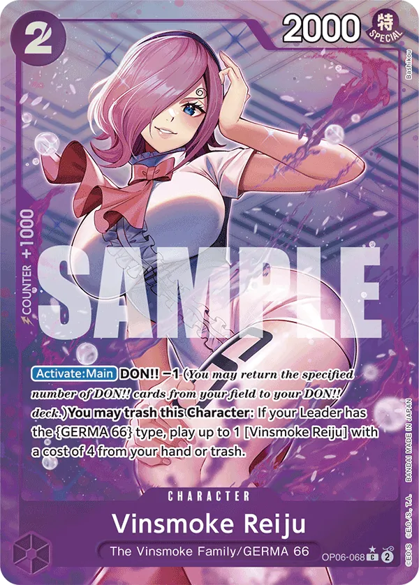Vinsmoke Reiju (OP06-068) (Jolly Roger Foil) Parallel 2